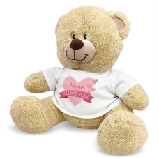 Personalized Love You Teddy Bear (11" Teddy Bear)