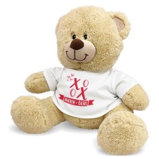 Oso Sherman XOXO personalizado (oso de peluche de 11")