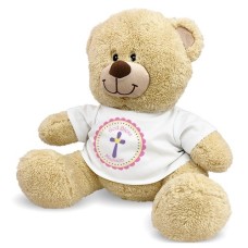 Dios bendiga al osito de peluche de la Cruz Rosa