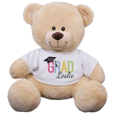 Oso de peluche Sherman personalizado para graduación (11 pulgadas)
