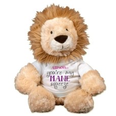 You're My Mane Squeeze Lion - 12" (11 inch teddy)