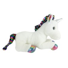 Unicornio arcoíris brillante de 13 pulgadas