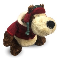 Oso de peluche navideño Goober Jr. no personalizado - 25 cm