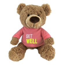 Oso de peluche de 31,75 cm (12,5 pulgadas) de Gund para desear pronta recuperación.
