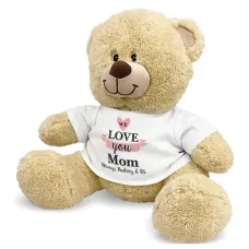We Love You Mom Sherman Teddy Bear (11 inch)