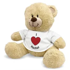 Oso de peluche personalizado I Heart You - 21"