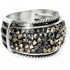 Anillo de banda Crystal Rocks