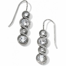 Infinity Sparkle French Wire Pendientes
