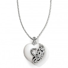 Collar de medallón de corazón extático