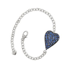 Pulsera Corazón Brillante