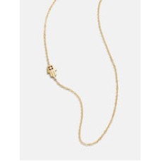 Collar asimétrico Hamsa de oro de 18 quilates