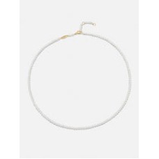 Collar Ashley de oro de 18 quilates y perlas
