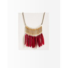 Collar de plumas