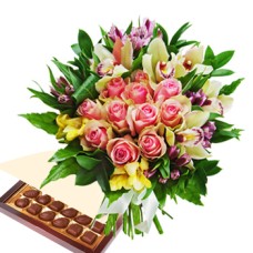 Estallido de romance con chocolates