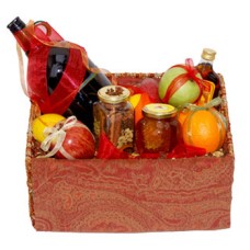 Cesta de vino caliente