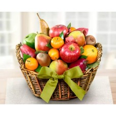 Cesta de regalo de frutas de la colección orgánica de California
