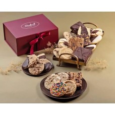 Regalo de galletas y brownies recién horneados