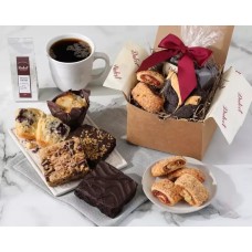 Surtido de panadería y café gourmet