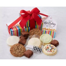 Paquete de regalos de cumpleaños: galletas y brownies