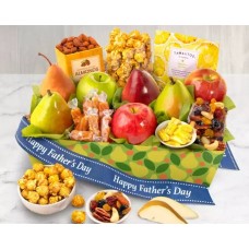 Cesta de frutas y productos gourmet para el Día del Padre