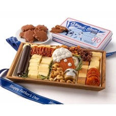 Bandeja de embutidos y ramillete de nueces pecanas para el Día del Padre