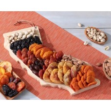 Tabla de cortar de bambú de California para frutas secas y frutos secos