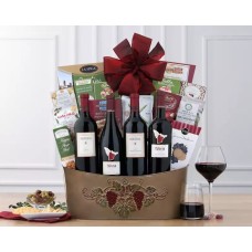 Cesta de regalo de Red Wines of Napa and Sonoma