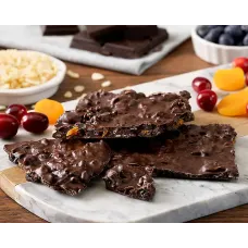Chocolate negro crujiente con frutas - Sin frutos secos