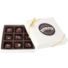 Caramelos de sal marina oscura (9 unidades) - Sin frutos secos