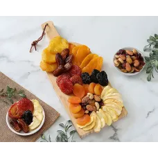 Frutos secos y nueces - Tabla de cortar para botellas de vino