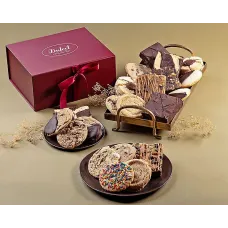 Regalo de galletas y brownies recién horneados