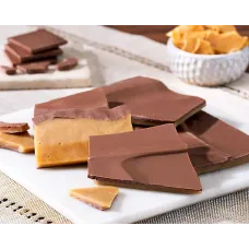 Chocolate con leche y caramelo crujiente - Sin frutos secos