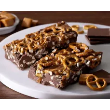 Chocolate con caramelo y pretzels (340 g) - Sin frutos secos