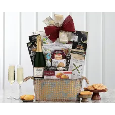 Cesta de regalo de champán Houdini Blanc de Noir