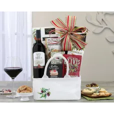 Canasta de vino italiano Cabernet Hoops de barril