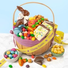 Cesta de regalo de dulces y golosinas de Pascua