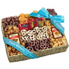 Gran canasta de regalo Happy Birthday Chocolate Caramel And Crunch
