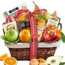 Enhorabuena Canasta de frutas Deluxe