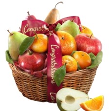 Enhorabuena Cesta de frutas favoritas