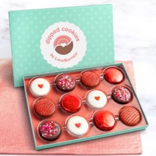 12 Oreos de amor cubiertos de chocolate