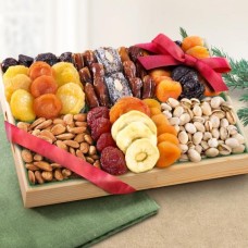 Pacific Coast Deluxe Bandeja de frutos secos con regalo de nueces