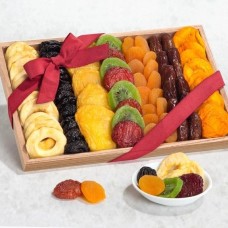 Bandeja de regalo de frutas simplemente secas