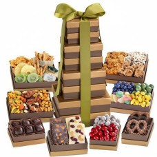 Disfrute y comparta bocadillos Deluxe Torre de 7 cajas