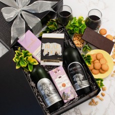 Cesta de regalo de vino Silver Oak Duo