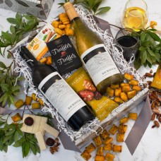 Cesta de regalo de vino de California Duo-1