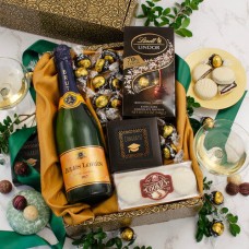 Gran caja de regalo de champán para graduados