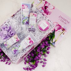 Set de regalo relajante de spa con jazmín y lila