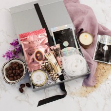 Cesta de regalo de spa para relajarse