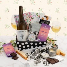 Cesta de regalo de Chardonnay para consentir a sus clientes.