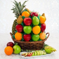 Cesta del deleite de los amantes de la fruta
